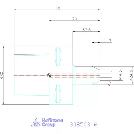 Garant Menesztőlapos befogó 6 mm