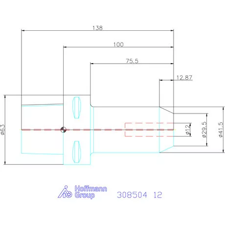 Garant Menesztőlapos befogó 12 mm