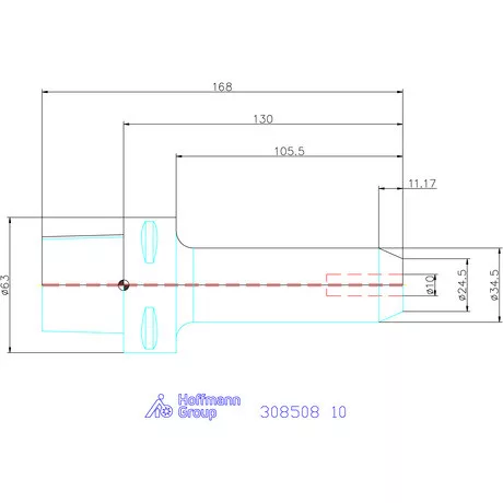 Garant Menesztőlapos befogó 10 mm
