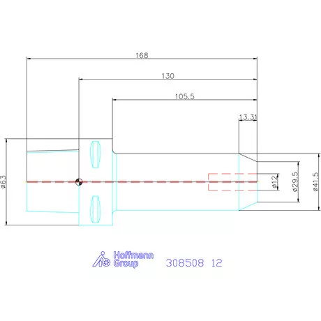 Garant Menesztőlapos befogó 12 mm