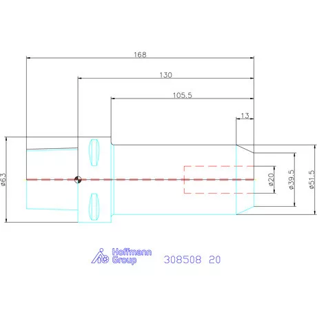Garant Menesztőlapos befogó 20 mm