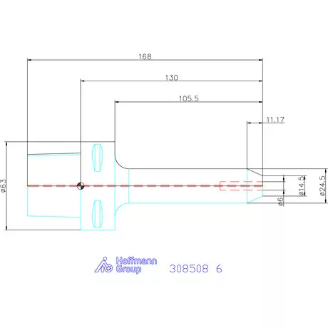 Garant Menesztőlapos befogó 6 mm