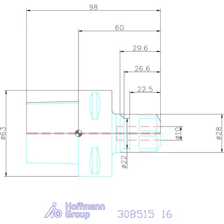 Garant ER szorítópatronos befogó 16