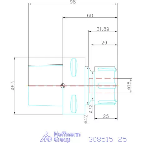 Garant ER szorítópatronos befogó 25