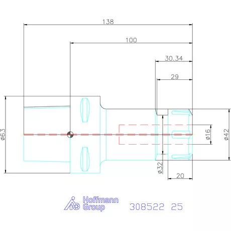 Garant ER szorítópatronos befogó 25