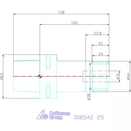 Garant HiRunER precíziós ER szorítópatronos befogó 25