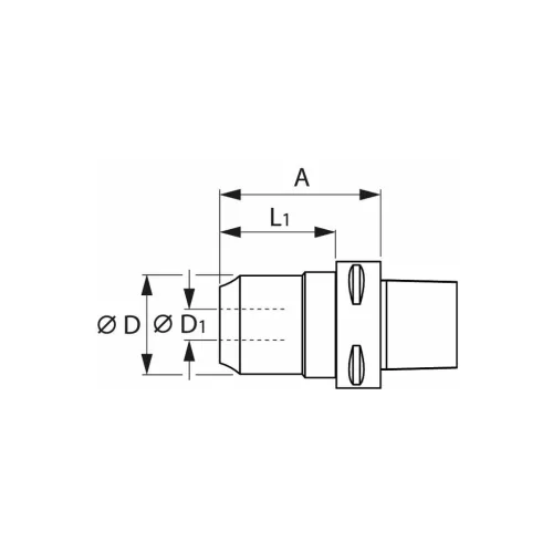 Hidroplasztikus szerszámtartó HT rövid 20 mm