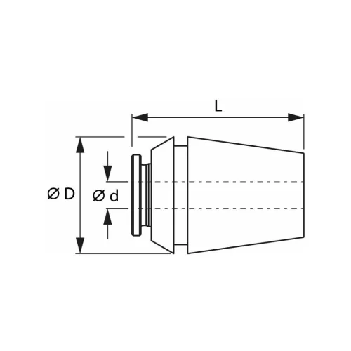 Holex ER szorítópatron menetfúrókhoz 10 mm