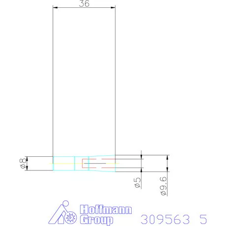 Garant Szorítópatron, extra karcsú 5 mm