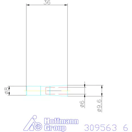 Garant Szorítópatron, extra karcsú 6 mm