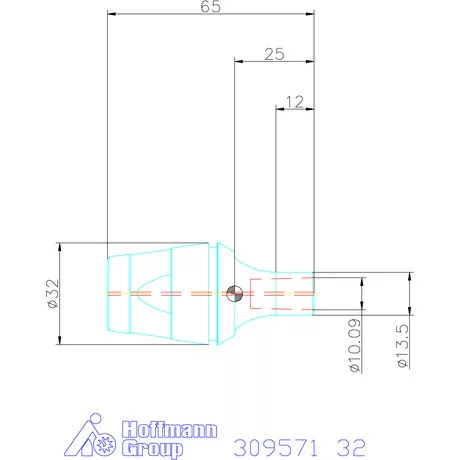 Albrecht ER adapter / extra karcsú szorítópatron 32
