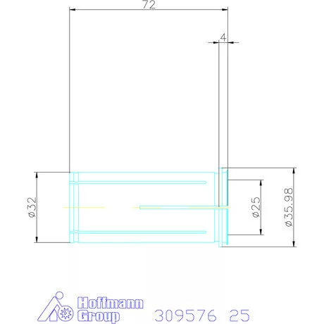 Nt Tools Szorítópatron patronos erőbefogóhoz 25 mm