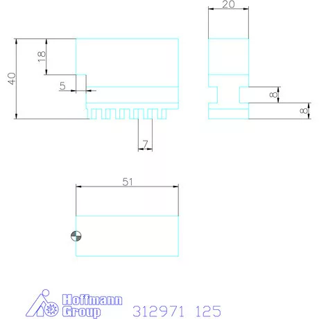 Holex Alappofa készlet, 3 darabos, lágy 125