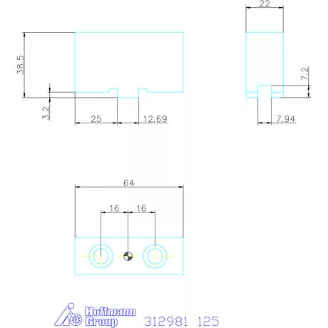 Holex Rátétpofa készlet, 3 darabos, lágy 125