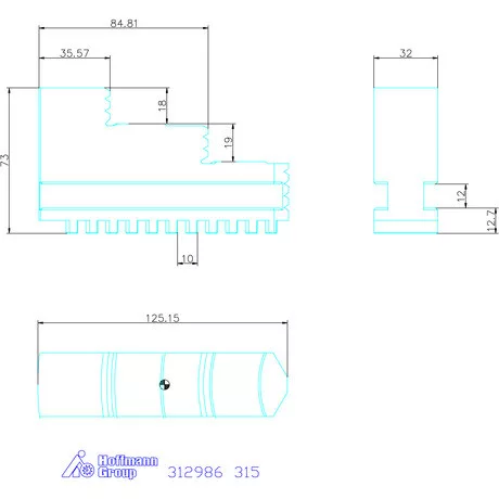 Holex Fúrópofa készlet, 3 darabos, edzett 315