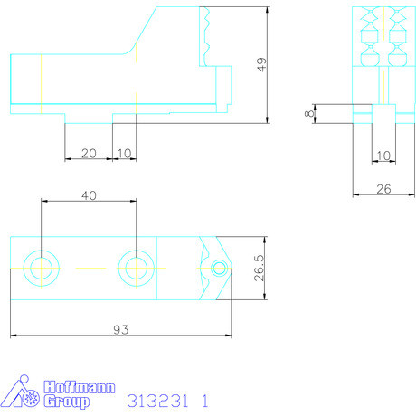 Schunk Karmos pofa készlet, 3 darabos, tokmányhoz 1