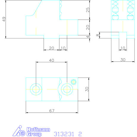 Schunk Karmos pofa készlet, 3 darabos, tokmányhoz 2