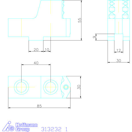 Schunk Karmos pofa készlet, 3 darabos, tokmányhoz 1