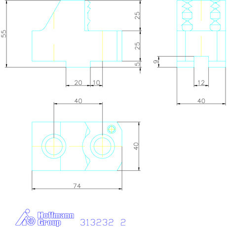 Schunk Karmos pofa készlet, 3 darabos, tokmányhoz 2