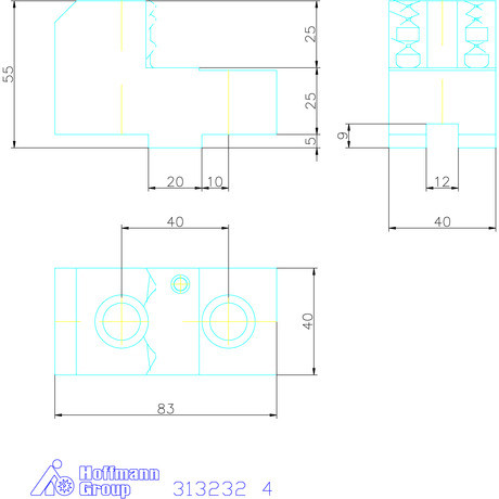 Schunk Karmos pofa készlet, 3 darabos, tokmányhoz 4