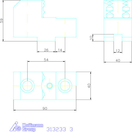 Schunk Karmos pofa készlet, 3 darabos, tokmányhoz 3