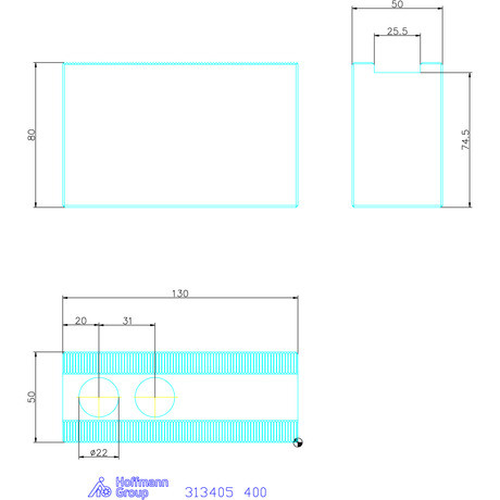 Holex Felsőpofa készlet, 3 darabos 400