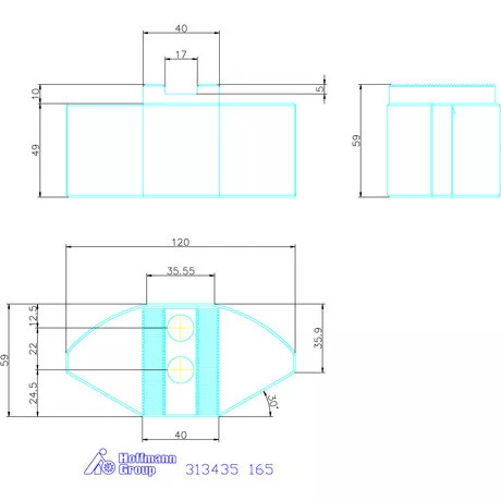Schunk Szegmenspofa készlet, 3 darabos Acél 165