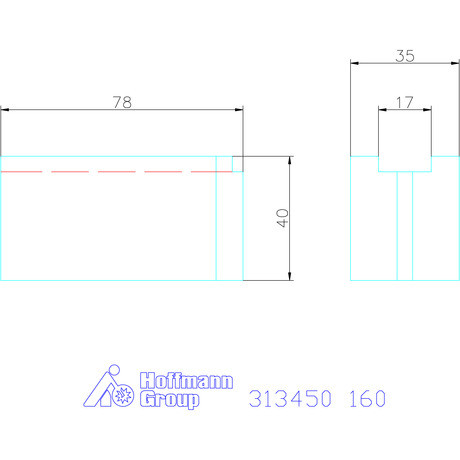 Röhm Felsőpofa készlet, 3 darabos 160