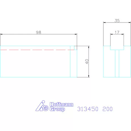 Röhm Felsőpofa készlet, 3 darabos 200