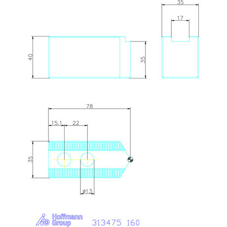 Holex Felsőpofa készlet, 3 darabos 160