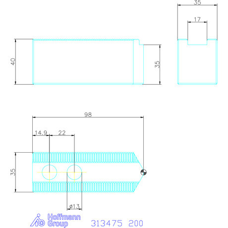 Holex Felsőpofa készlet, 3 darabos 200