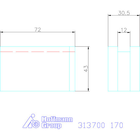 Röhm Felsőpofa készlet, 3 darabos 170