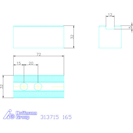 Schunk Felsőpofa készlet, 3 darabos 165