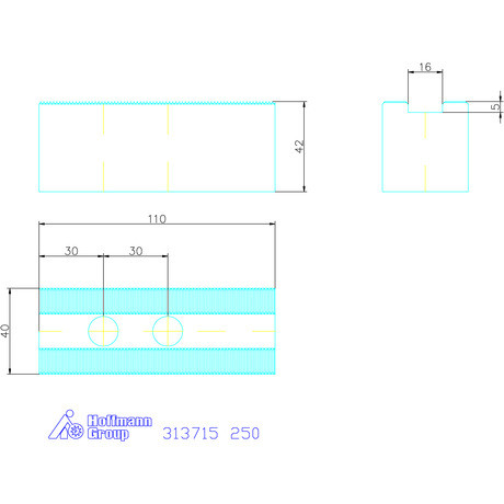 Schunk Felsőpofa készlet, 3 darabos 250