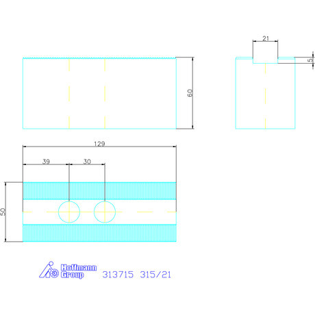 Schunk Felsőpofa készlet, 3 darabos 315/21