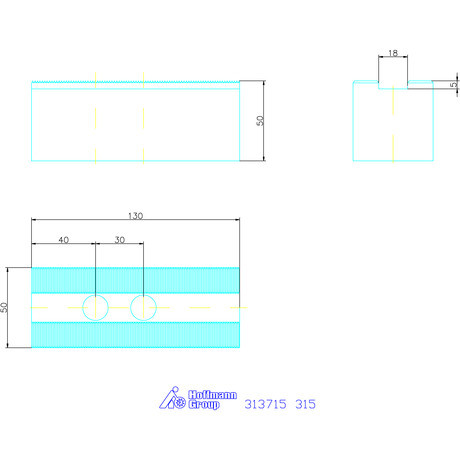 Schunk Felsőpofa készlet, 3 darabos 315