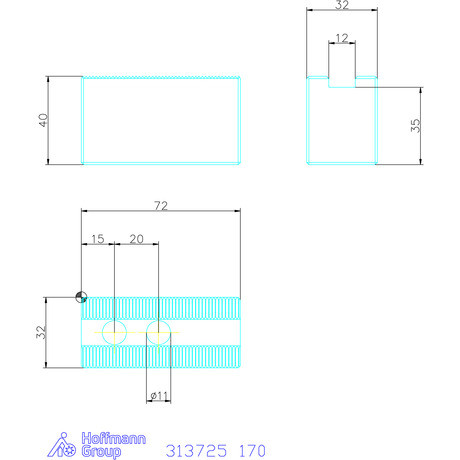 Holex Felsőpofa készlet, 3 darabos 170