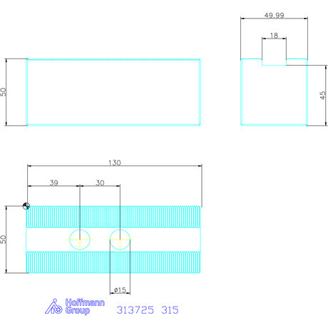 Holex Felsőpofa készlet, 3 darabos 315