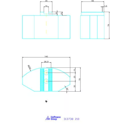 Schunk Szegmenspofa készlet, 3 darabos, Acél 210