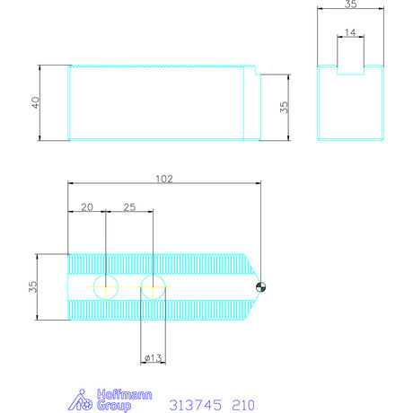 Holex Felsőpofa készlet, 3 darabos 210