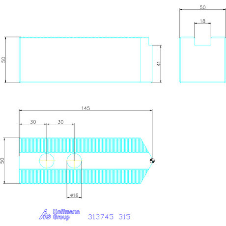 Holex Felsőpofa készlet, 3 darabos 315