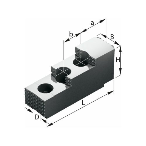 Schunk Lépcsős felsőpofa készlet, 3 darabos 210