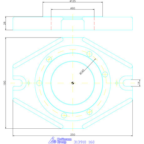 Bison Bail Alaplap 160 mm