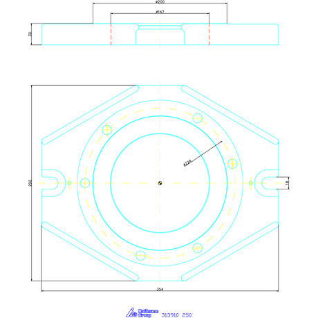 Bison Bail Alaplap 250 mm