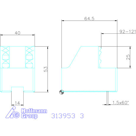 Schunk Karmos pofa készlet, 3 darabos, tokmányhoz 3