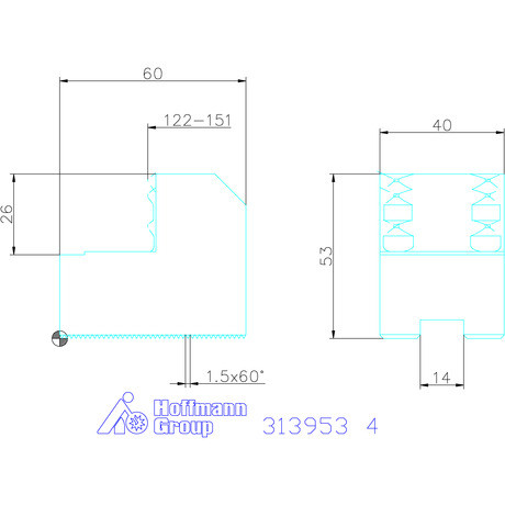 Schunk Karmos pofa készlet, 3 darabos, tokmányhoz 4