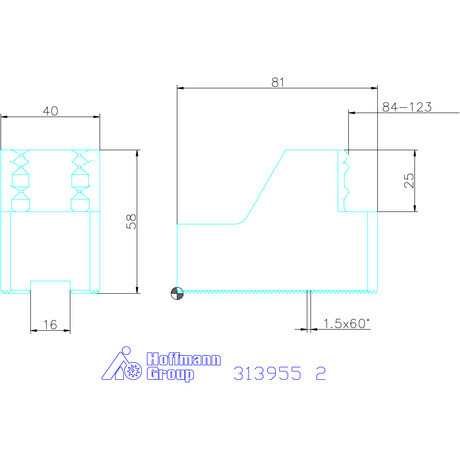Schunk Karmos pofa készlet, 3 darabos, tokmányhoz 2
