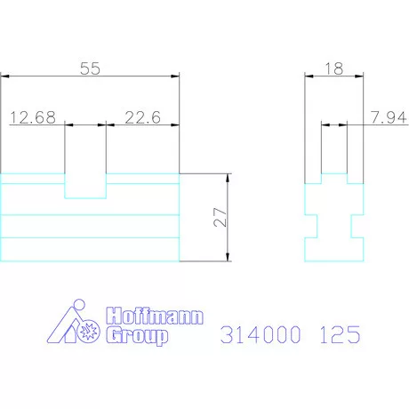 Röhm Alappofa készlet, 3 darabos, edzett 125 mm