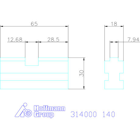 Röhm Alappofa készlet, 3 darabos, edzett 140 mm