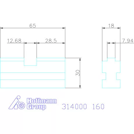 Röhm Alappofa készlet, 3 darabos, edzett 160 mm